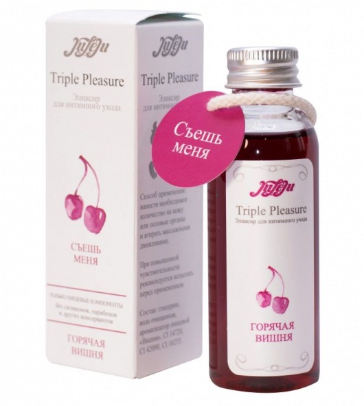 Эликсир Triple Pleasure  Горячая вишня  - 65 гр. - JULEJU - купить с доставкой в Батайске