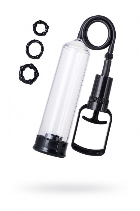 Вакуумная помпа A-toys с уплотнителем и эрекционными кольцами - A-toys - в Батайске купить с доставкой