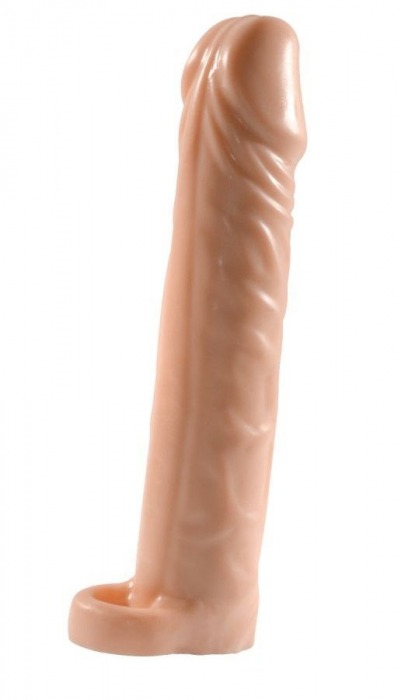 Телесная насадка-удлинитель Extension sleeve с подхватом - 17 см. - Sitabella - в Батайске купить с доставкой