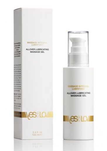 Массажный гель-смазка на силиконовой основе Allover Massage Gel - 100 мл. - YESforLOV - купить с доставкой в Батайске