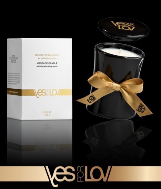 Массажная аромасвеча BEWITCHING MASSAGE CANDLE - 120 мл. - YESforLOV - купить с доставкой в Батайске