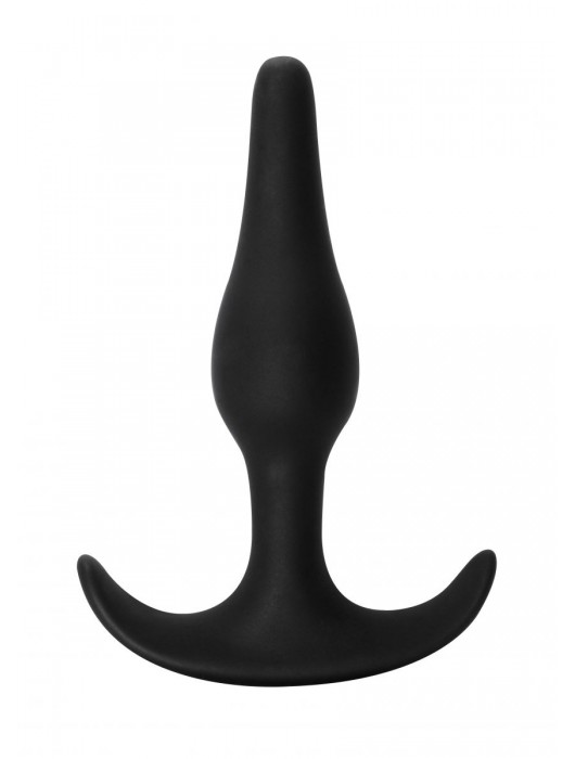 Чёрная анальная пробка Starter - 10,5 см. - Lola Games