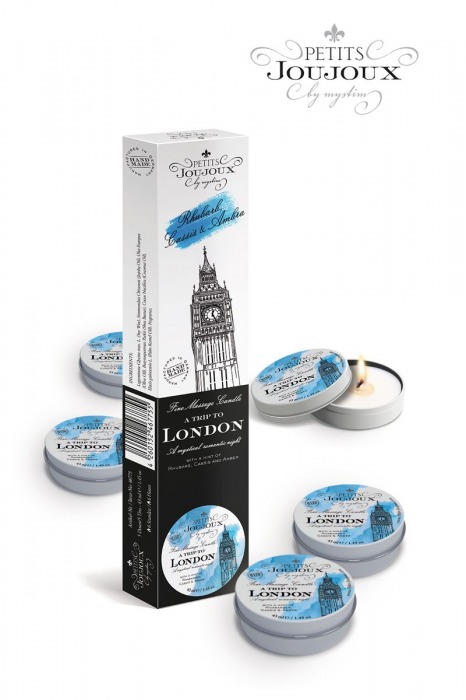 Набор из 5 свечей Petits Joujoux London с ароматом ревеня, амбры и чёрной смородины - MyStim - купить с доставкой в Батайске