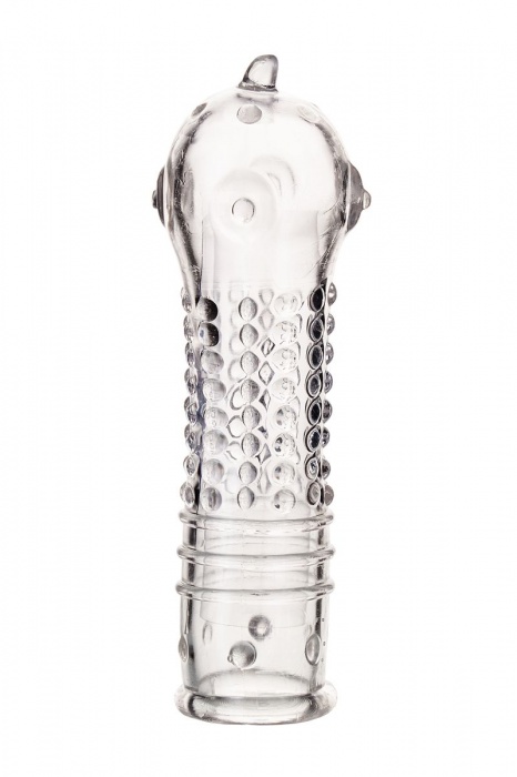 Прозрачная закрытая насадка на пенис TOYFA A-Toys - 14,7 см. - A-toys - в Батайске купить с доставкой