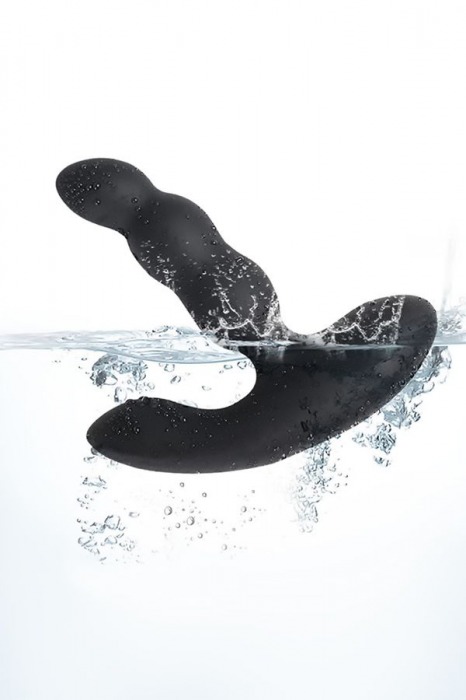 Черный силиконовый стимулятор простаты Levett Nitoc с пультом ДУ - Levett - в Батайске купить с доставкой