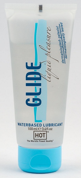 Интимная смазка на водной основе Glide - 100 мл. - HOT - купить с доставкой в Батайске