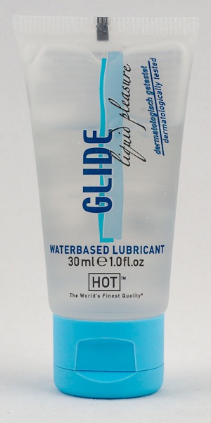 Интимная смазка на водной основе Glide - 30 мл. - HOT - купить с доставкой в Батайске