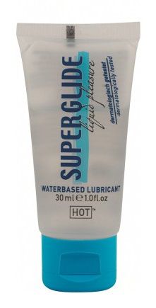 Гель-смазка на водной основе для чувствительной кожи Superglide - 30 мл. - HOT - купить с доставкой в Батайске