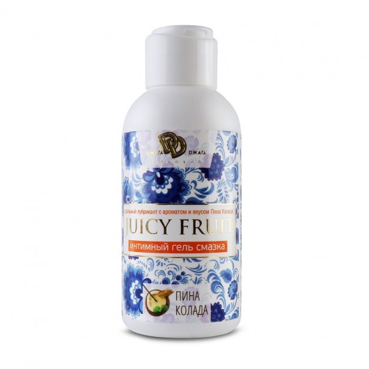 Интимный гель на водной основе JUICY FRUIT с ароматом пина колада - 100 мл. - БиоМед - купить с доставкой в Батайске