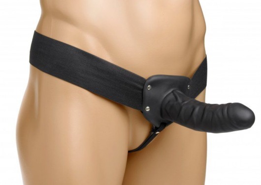 Полый страпон Erection Assist - 15,2 см. - XR Brands - купить с доставкой в Батайске
