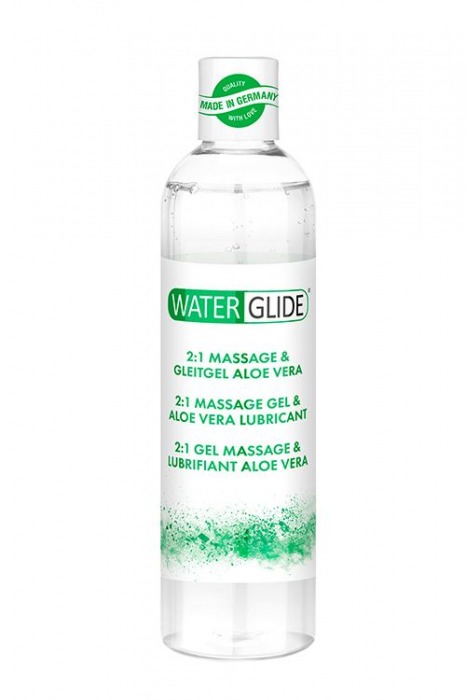 Гель-смазка 2-в-1 MASSAGE   LUBRICANT ALOE VERA - 300 мл. - Waterglide - купить с доставкой в Батайске