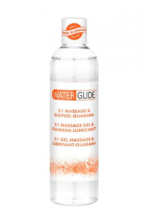 Гель-смазка 2-в-1 MASSAGE   LUBRICANT GUARANA - 300 мл. - Waterglide - купить с доставкой в Батайске