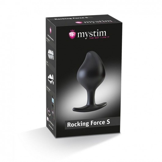 Анальная пробка Rocking Force S для электростимуляции - 9,5 см. - MyStim - купить с доставкой в Батайске