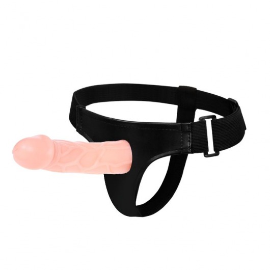 Телесный фаллоимитатор на трусиках Jessica Strap-On - 15,5 см. - Baile - купить с доставкой в Батайске