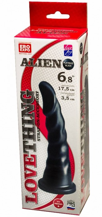 Насадка для трусиков харнесс Alien - 17,5 см. - LOVETOY (А-Полимер) - купить с доставкой в Батайске
