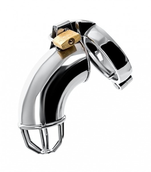 Серебристый мужской пояс верности TOYFA Metal - ToyFa - купить с доставкой в Батайске