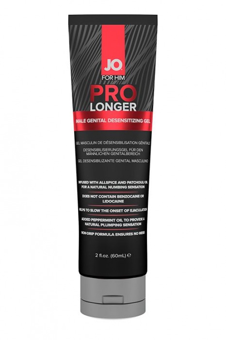 Гель-пролонгатор умеренного действия для мужчин JO Prolonger Gel – 60 мл. - System JO - купить с доставкой в Батайске