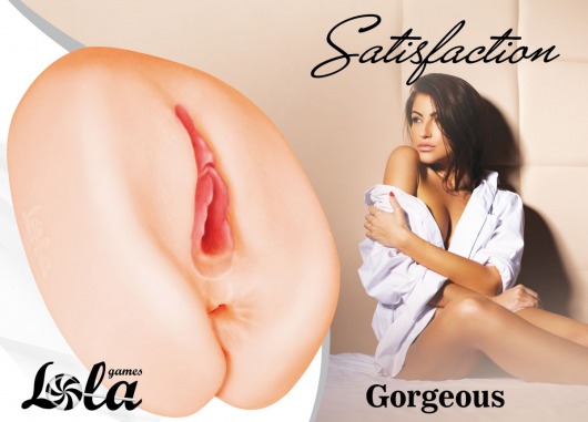 Мастурбатор с 2 тоннелями Satisfaction Gorgeous - Lola Games - в Батайске купить с доставкой
