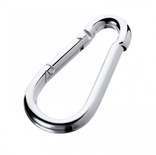 Серебристый карабин TOYFA Metal - ToyFa - купить с доставкой в Батайске