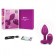 Ярко-розовая анальная вибровтулка с кристаллом Vibrating Jewel Plug S/M - 10 см. - b-Vibe в Батайске Ярко-розовая анальная вибровтулка с кристаллом Vibrating Jewel Plug S/M - 10 см. - b-Vibe