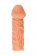 Телесная закрытая насадка с венками Cock Sleeve Size S - 13,8 см. - KOKOS - в Батайске купить с доставкой Телесная закрытая насадка с венками Cock Sleeve Size S - 13,8 см. - KOKOS - в Батайске купить с доставкой