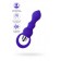 Фиолетовая анальная вибровтулка Curvy - 14 см. - ToyFa