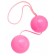 Розовые вагинальные шарики BI-BALLS - Toyfa Basic в Батайске Розовые вагинальные шарики BI-BALLS - Toyfa Basic