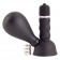 Черный вибратор с грушей на сосок - ToyFa в Батайске Черный вибратор с грушей на сосок - ToyFa