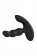 Черный силиконовый стимулятор простаты Levett Nitoc с пультом ДУ - Levett - в Батайске купить с доставкой